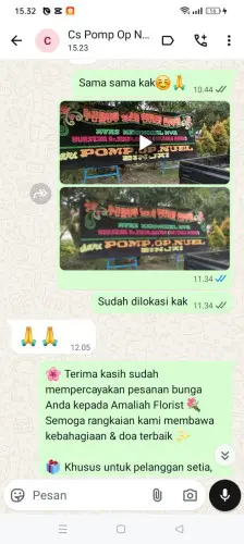 Testimonial Papan Bunga sulaiman