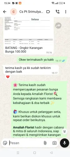 Testimonial Papan Bunga sulaiman