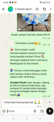 Testimonial Standing Flower sulaiman